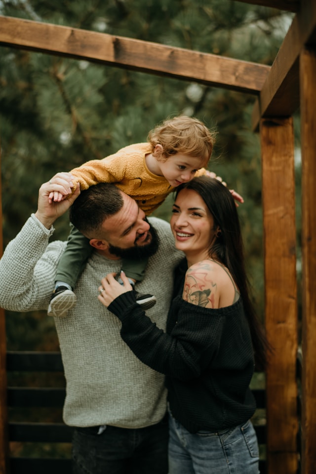 Fall family session portrait
