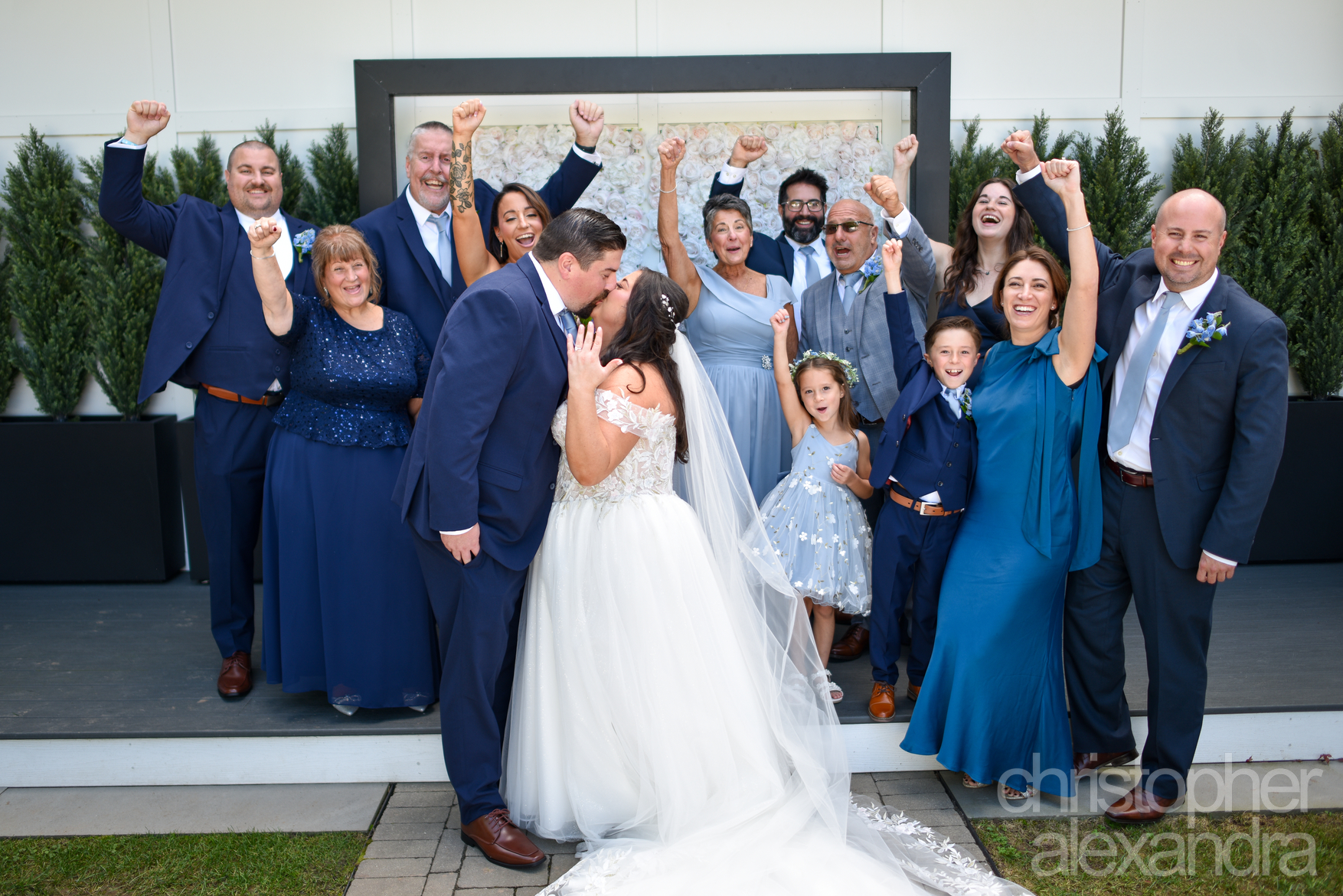 Nick and Samantha wedding photograph 182 at The Warrington