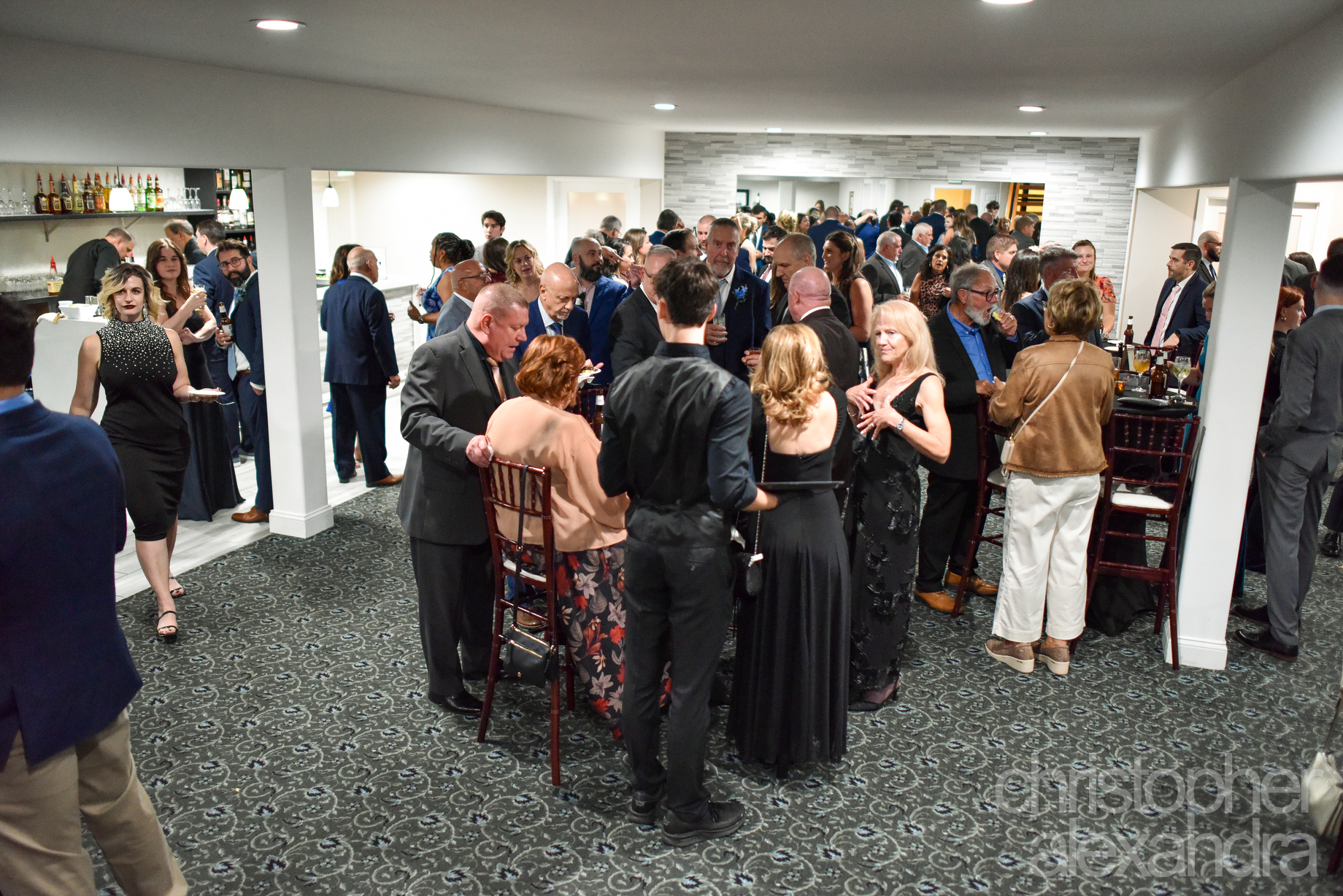 Nick and Samantha wedding photograph 251 at The Warrington