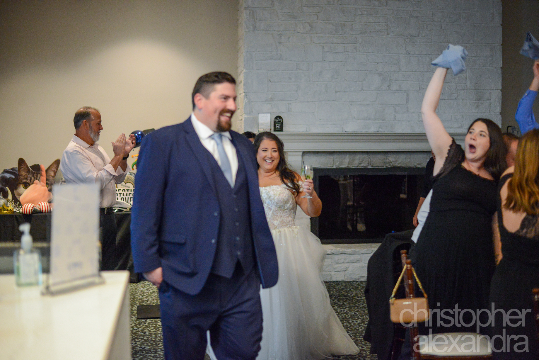 Nick and Samantha wedding photograph 285 at The Warrington