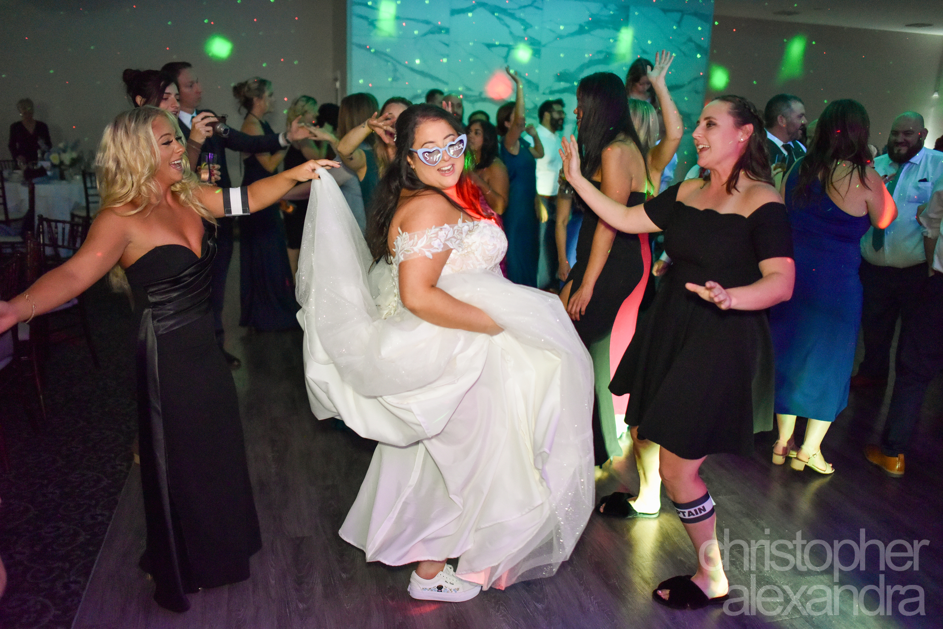 Nick and Samantha wedding photograph 340 at The Warrington