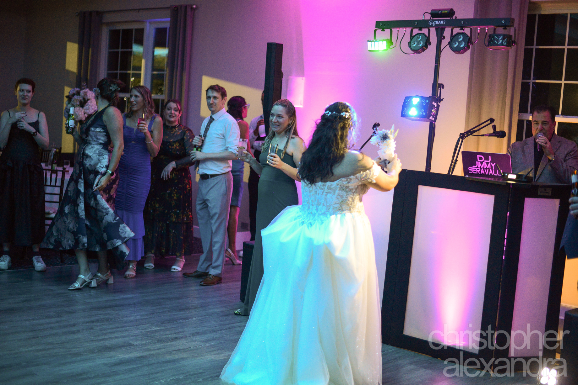 Nick and Samantha wedding photograph 346 at The Warrington